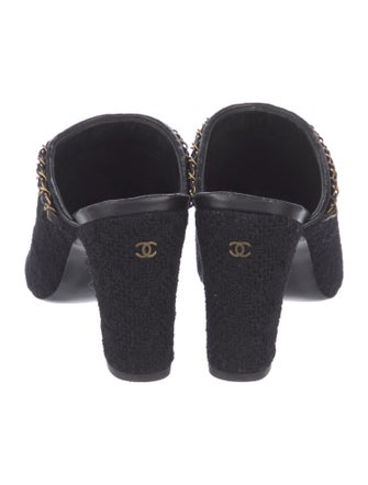 Chanel 2017 Interlocking CC Logo Mules