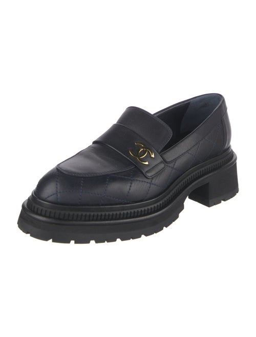 Chanel 2023 Interlocking CC Logo Loafers