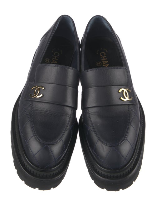 Chanel 2023 Interlocking CC Logo Loafers