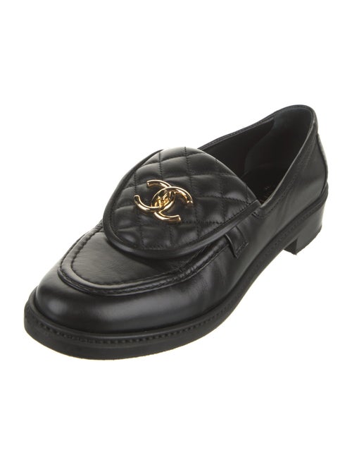 Chanel 2025 Interlocking CC Logo Loafers