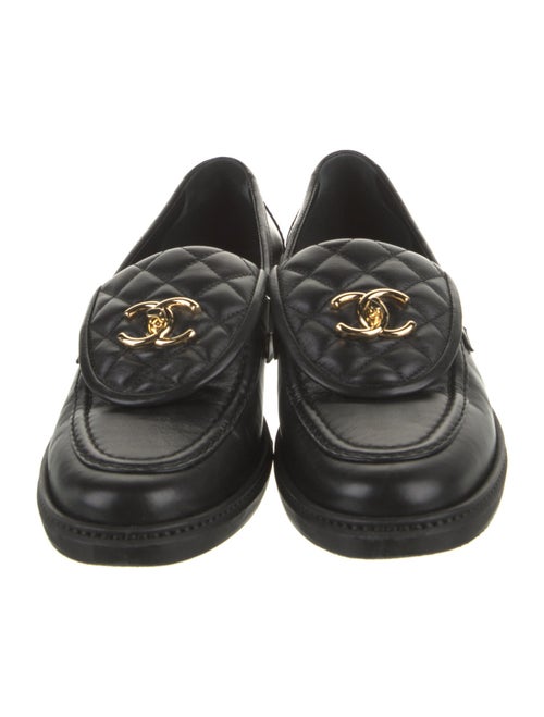 Chanel 2025 Interlocking CC Logo Loafers