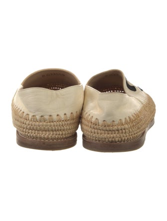 Chanel 2018 Interlocking CC Logo Espadrilles