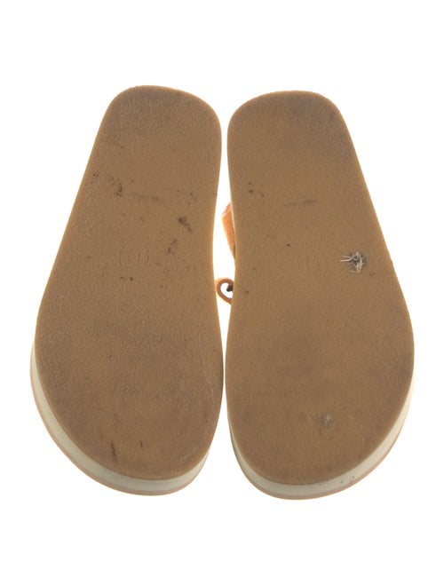 Chanel 2022 Interlocking CC Logo Slingback Sandals