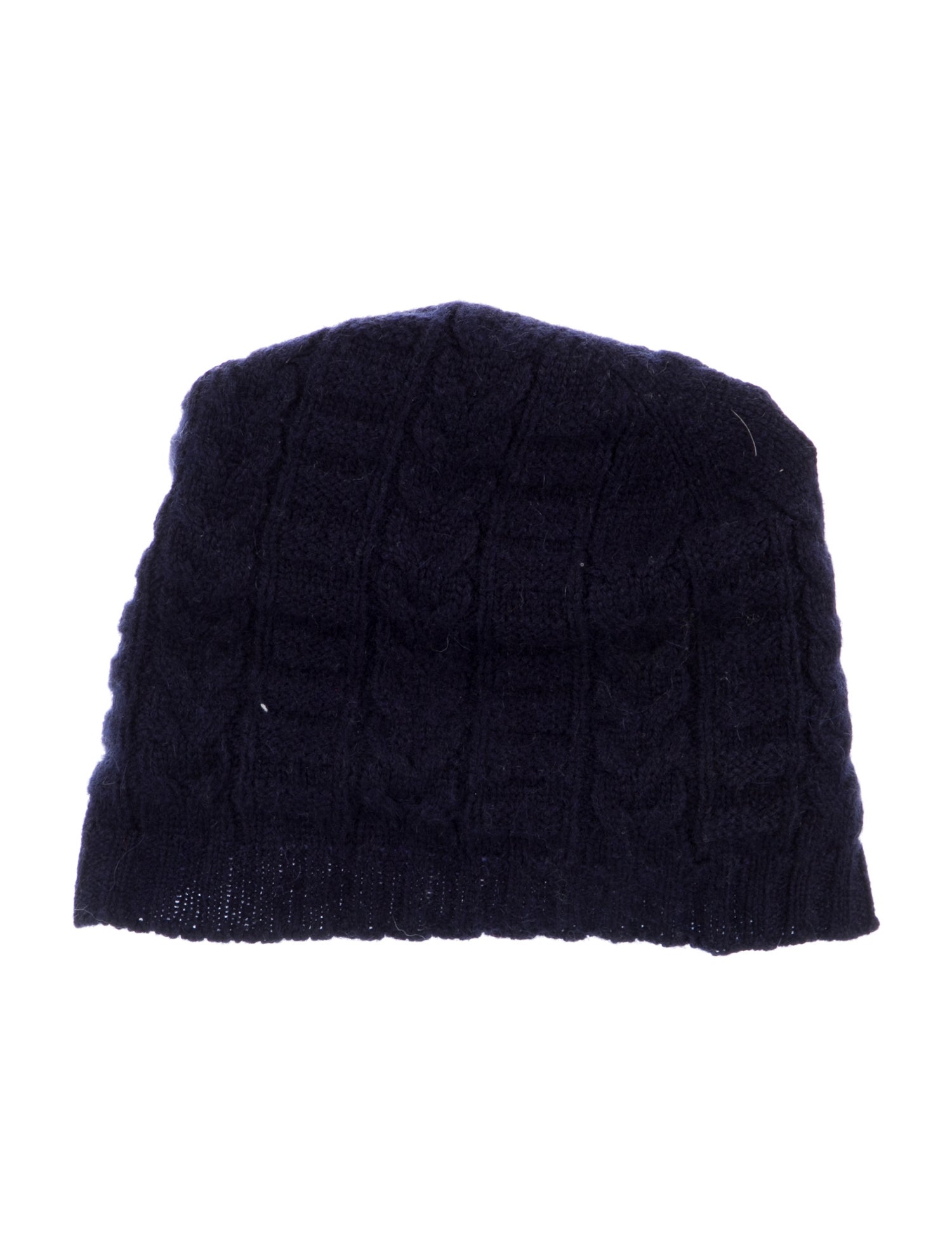 Chanel Cable Knit CC Beanie