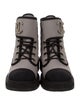 Chanel 2022 Interlocking CC Logo Combat Boots
