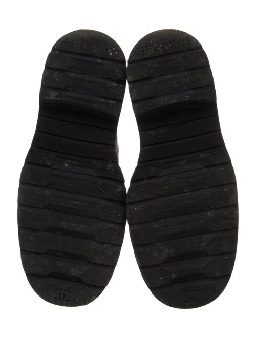 Chanel 2022 Interlocking CC Logo Combat Boots