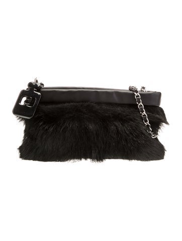 Chanel Clutches No. 5 Fur Pochette