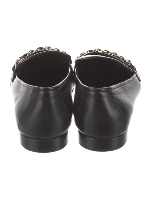 Chanel Interlocking CC Logo Lambskin Loafers