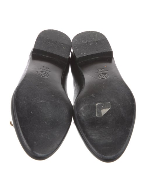 Chanel Interlocking CC Logo Lambskin Loafers