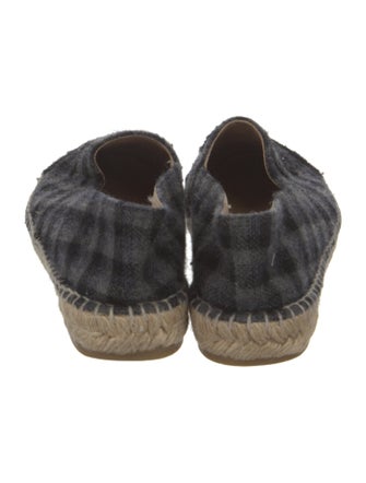 Chanel Interlocking CC Logo Wool Espadrilles