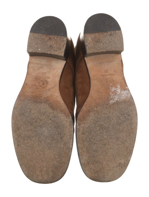 Chanel Interlocking CC Logo Suede Combat Boots