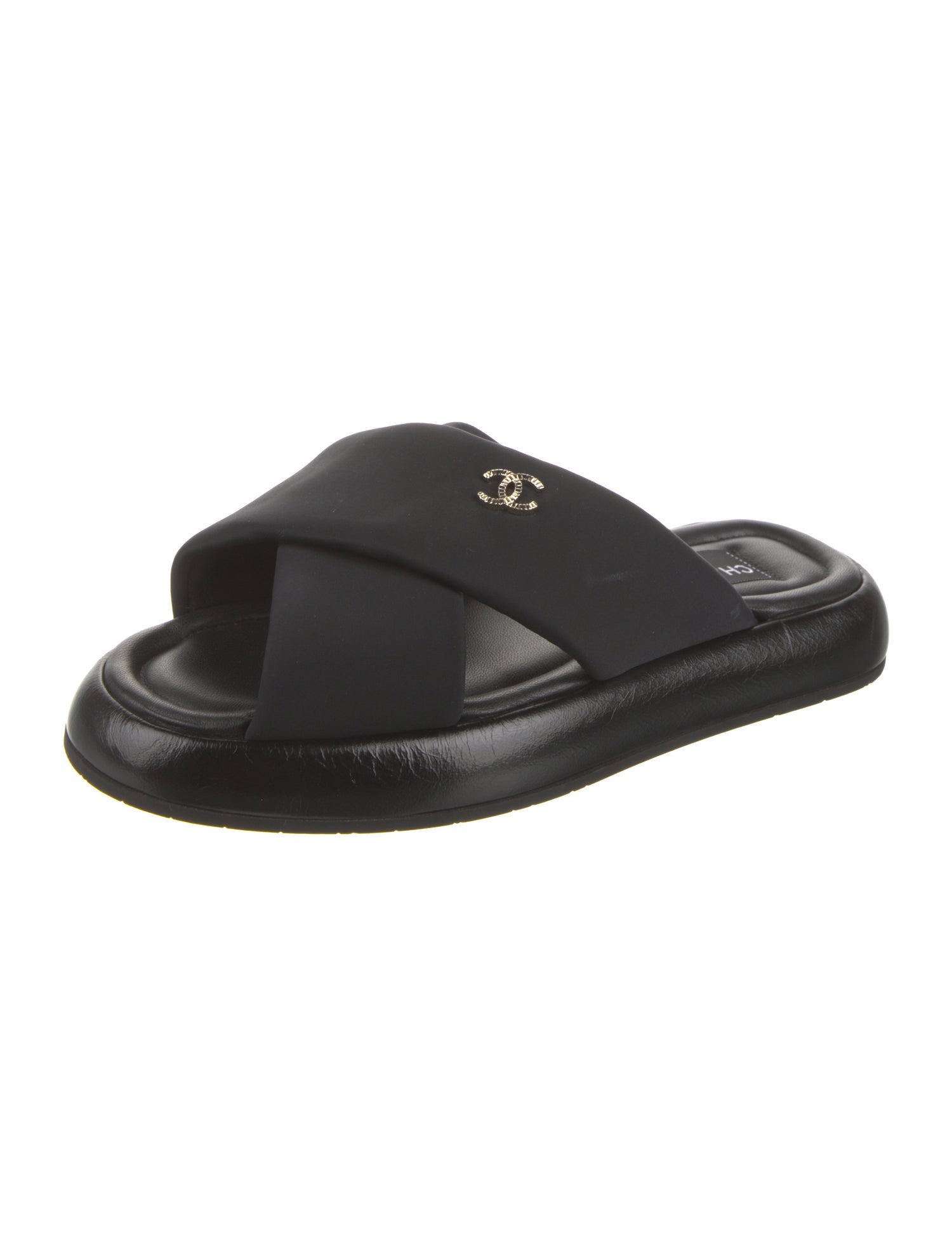 Chanel 2022 Interlocking CC Logo Slides