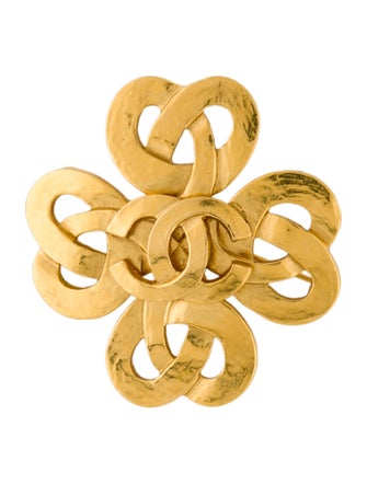 Chanel Vintage CC Brooch