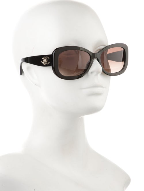 Chanel Interlocking CC Logo Square Sunglasses