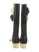 Chanel Vintage Interlocking CC Logo Rain Boots