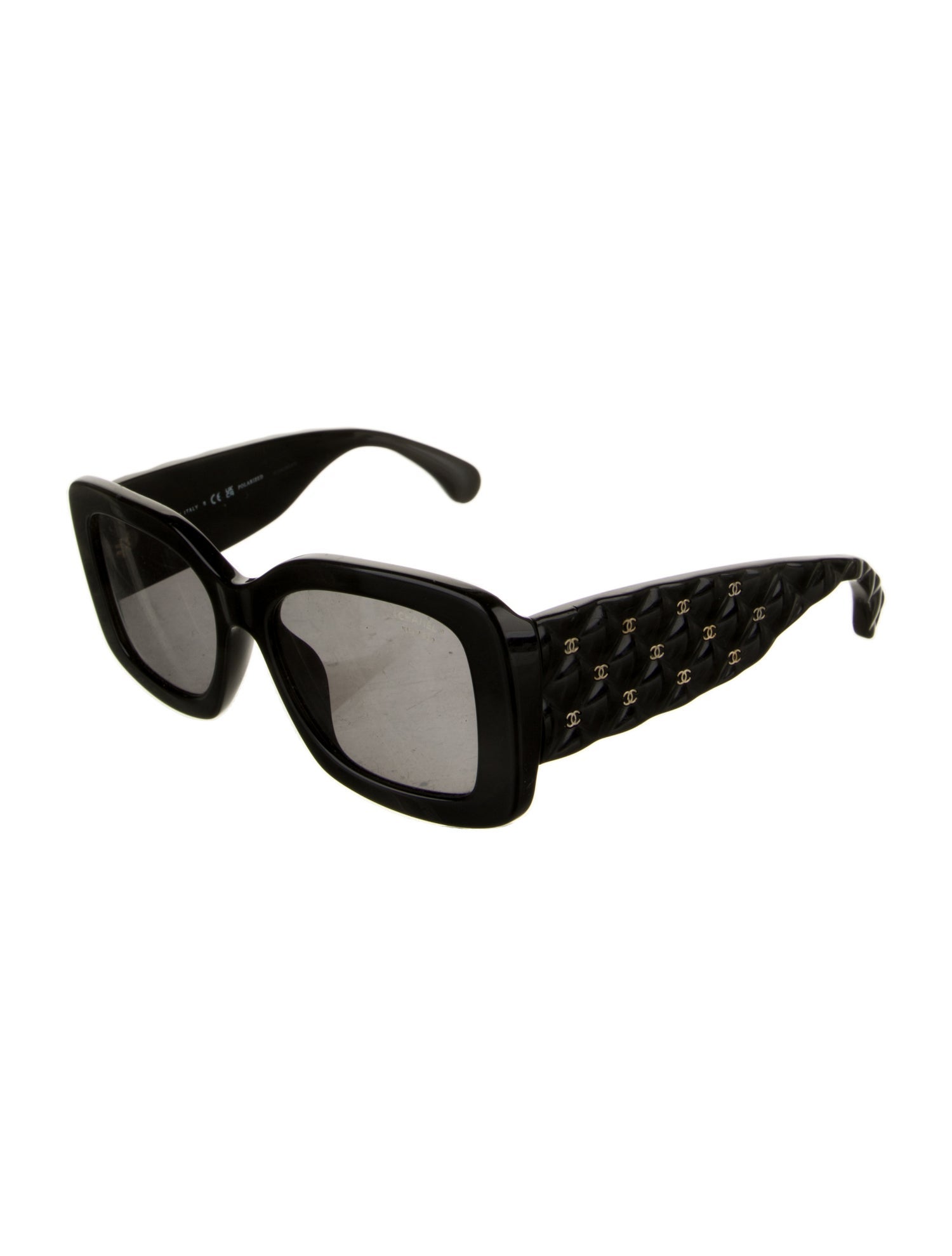 Chanel Interlocking CC Logo Square Sunglasses