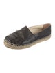 Chanel Leather Whipstitch Trim Espadrilles
