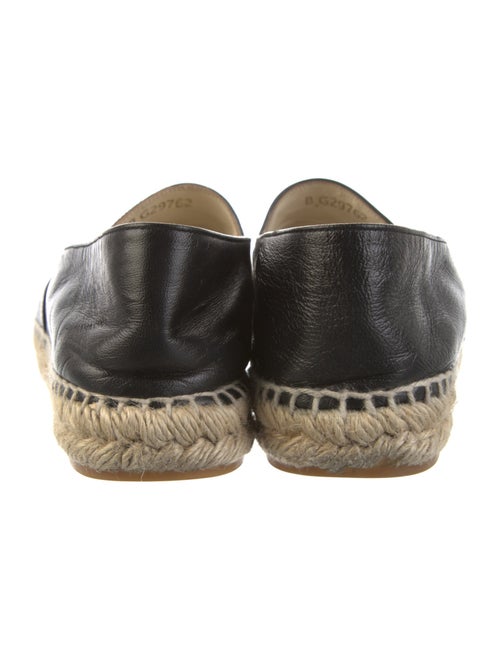 Chanel Leather Whipstitch Trim Espadrilles