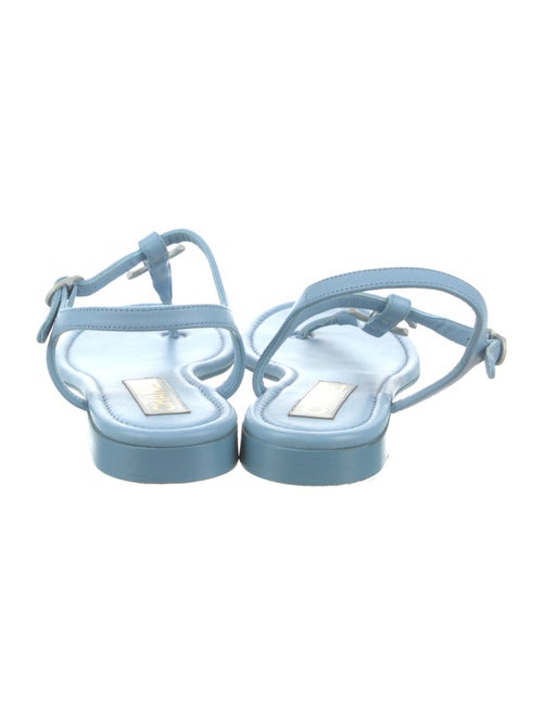 Chanel 2023 Interlocking CC Logo T-Strap Sandals