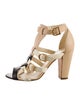 Chanel 2011 Interlocking CC Logo Gladiator Sandals