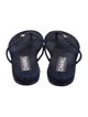 Chanel 2024 Interlocking CC Logo Flip Flops