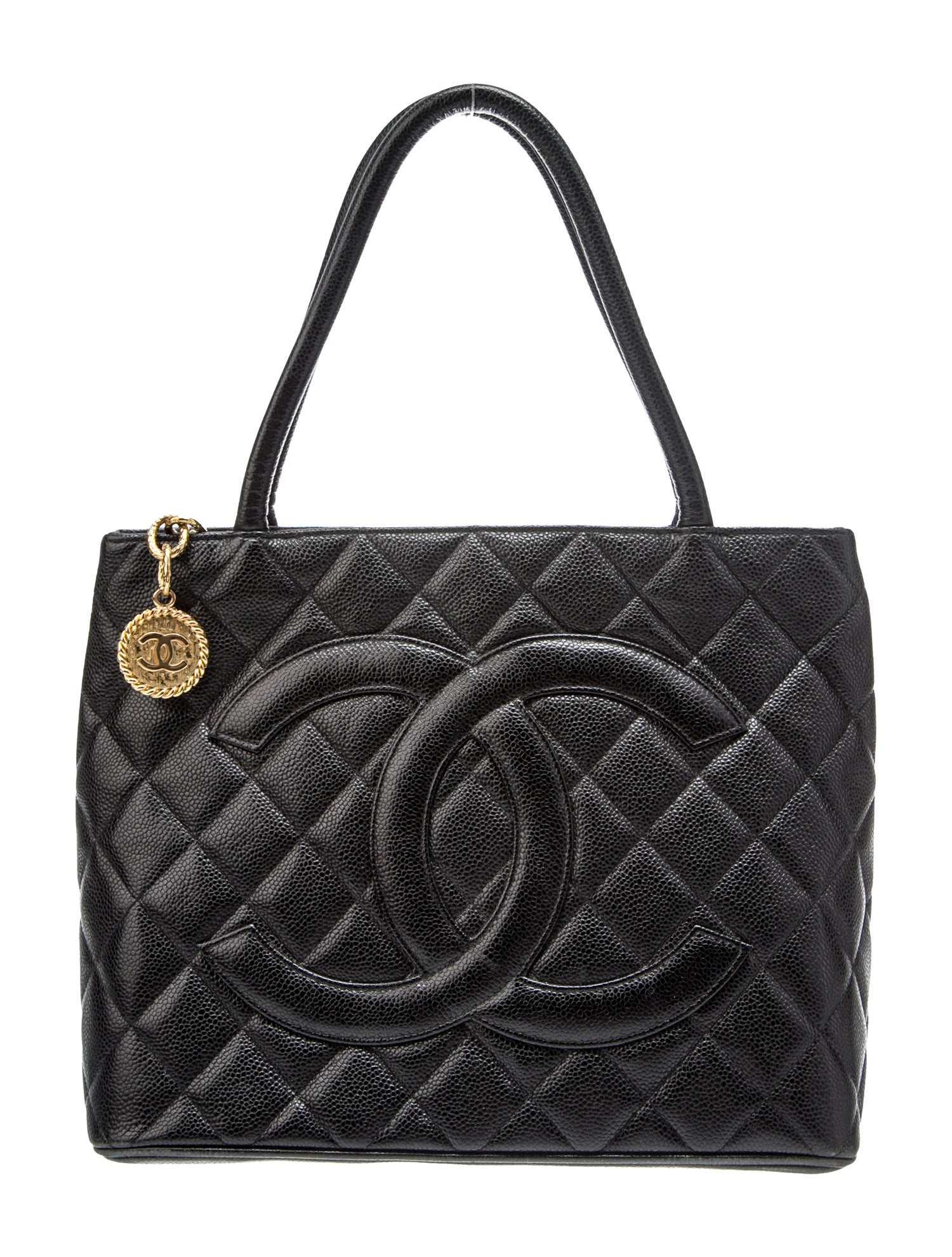 Chanel Caviar Medallion Tote
