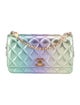 Chanel 2024 Iridescent Rainbow Wallet On Chain