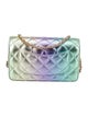 Chanel 2024 Iridescent Rainbow Wallet On Chain