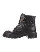 Chanel 2021 Interlocking CC Logo Combat Boots