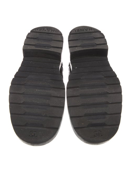 Chanel 2021 Interlocking CC Logo Combat Boots