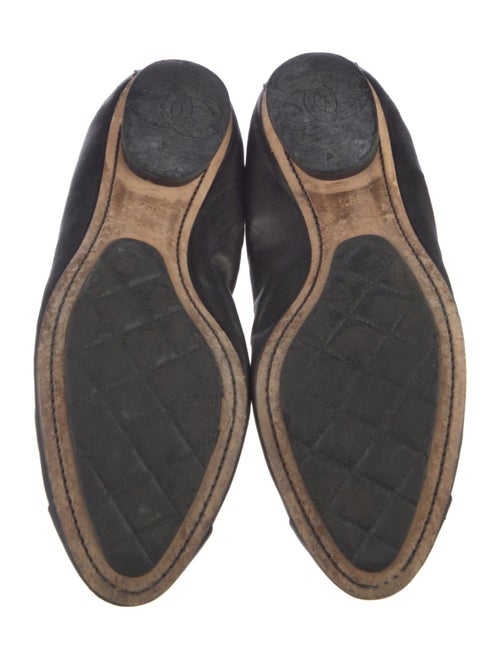 Chanel Interlocking CC Logo Lambskin Flats