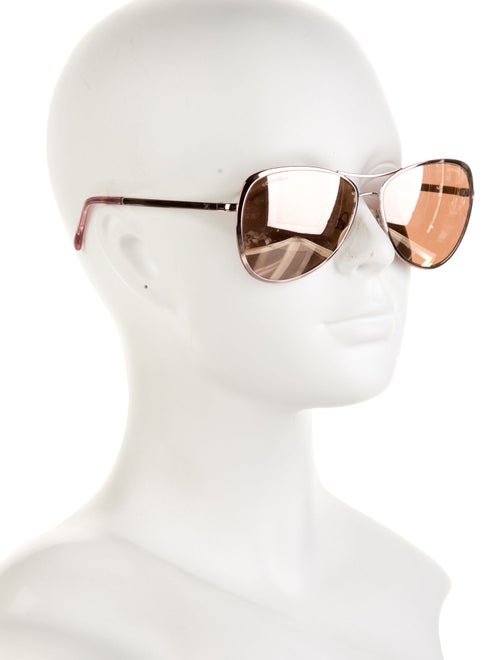 Chanel Interlocking CC Logo Aviator Sunglasses