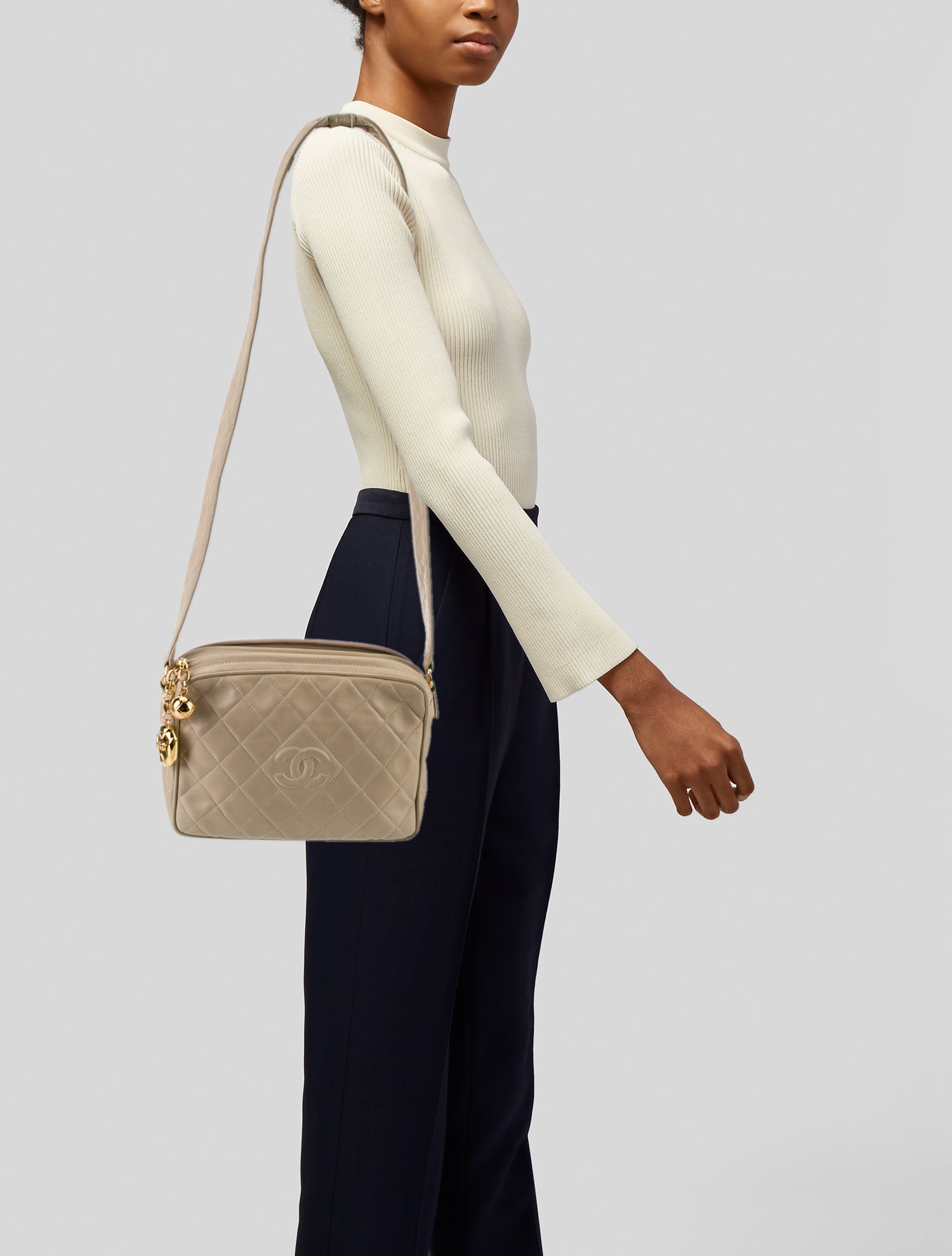 Chanel Quilted Diamond Camera Bag