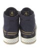 Chanel Interlocking CC Logo Canvas Wedge Sneakers