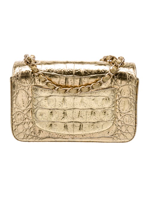Chanel Small Coco Croc Flap Bag