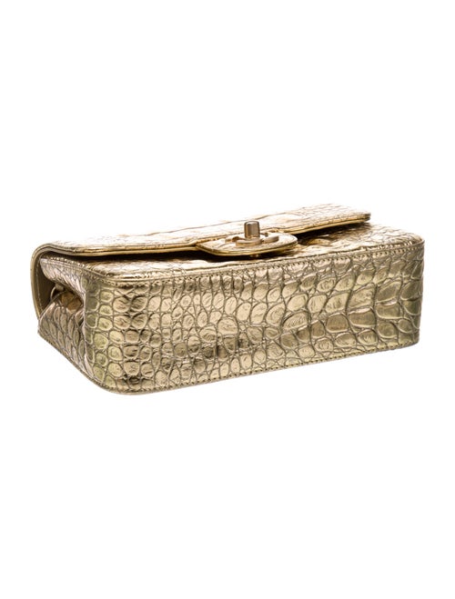 Chanel Small Coco Croc Flap Bag
