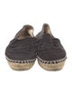 Chanel Interlocking CC Logo Canvas Espadrilles