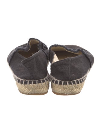 Chanel Interlocking CC Logo Canvas Espadrilles