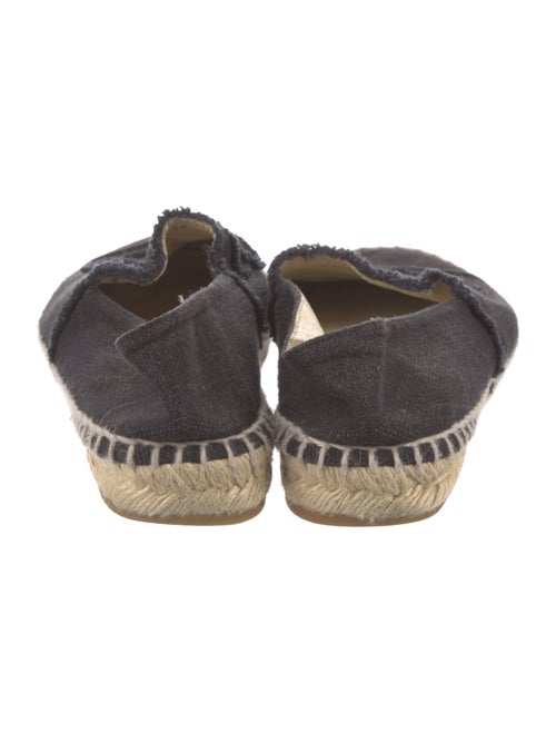 Chanel Interlocking CC Logo Canvas Espadrilles