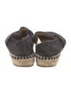 Chanel Interlocking CC Logo Canvas Espadrilles
