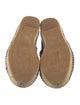 Chanel Interlocking CC Logo Canvas Espadrilles