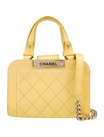 Chanel Handle Bags Paris-Cuba Small Label Click Shopping Bag