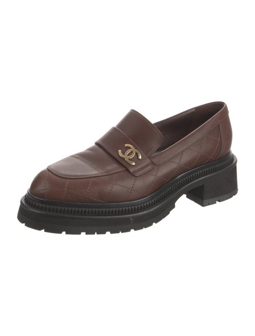 Chanel 2023 Interlocking CC Logo Loafers