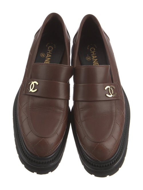 Chanel 2023 Interlocking CC Logo Loafers