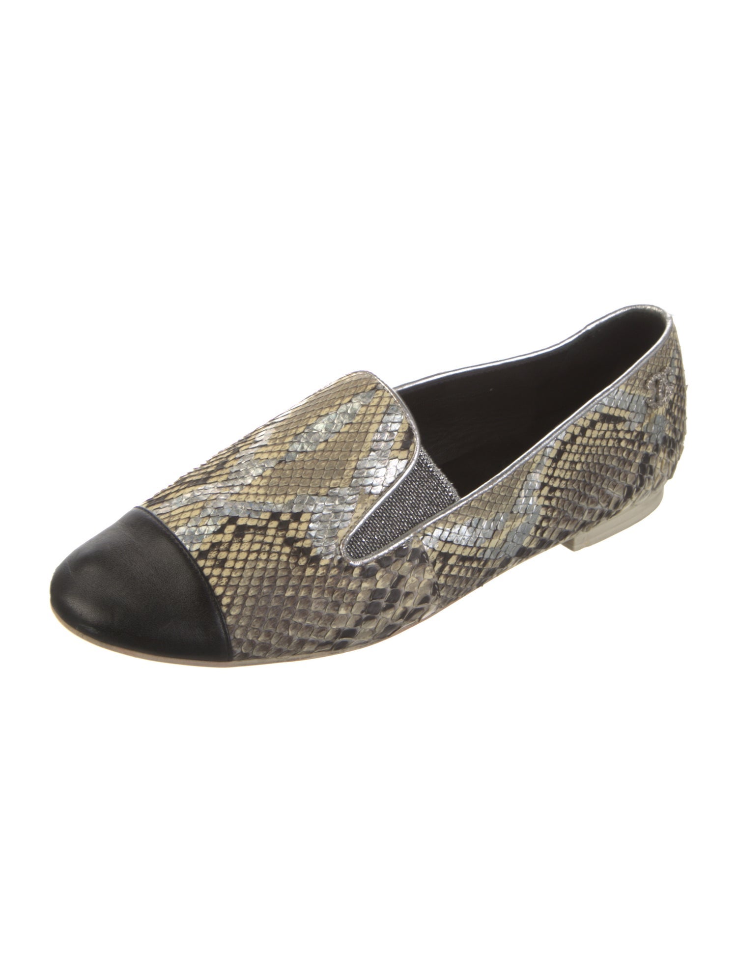 Chanel 2015 Interlocking CC Logo Loafers