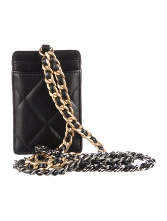 Chanel 19 Card Holder w/ Chain