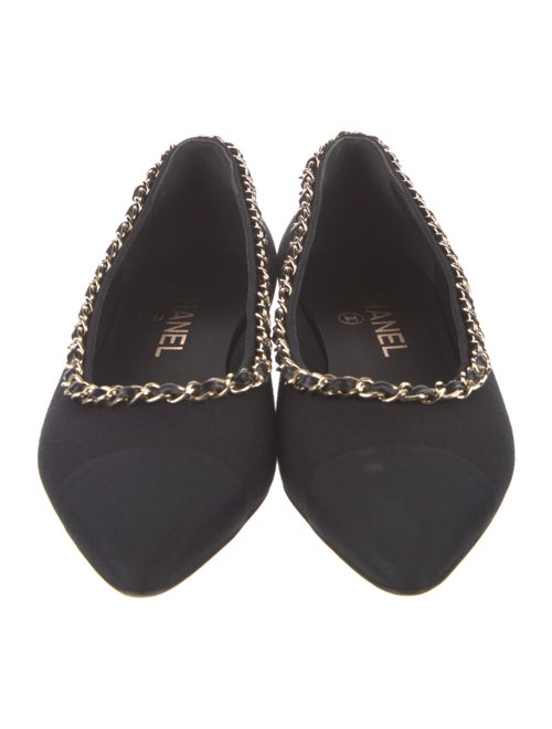 Chanel 2020 Interlocking CC Logo Ballet Flats