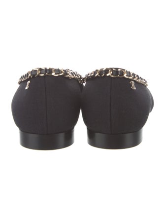 Chanel 2020 Interlocking CC Logo Ballet Flats
