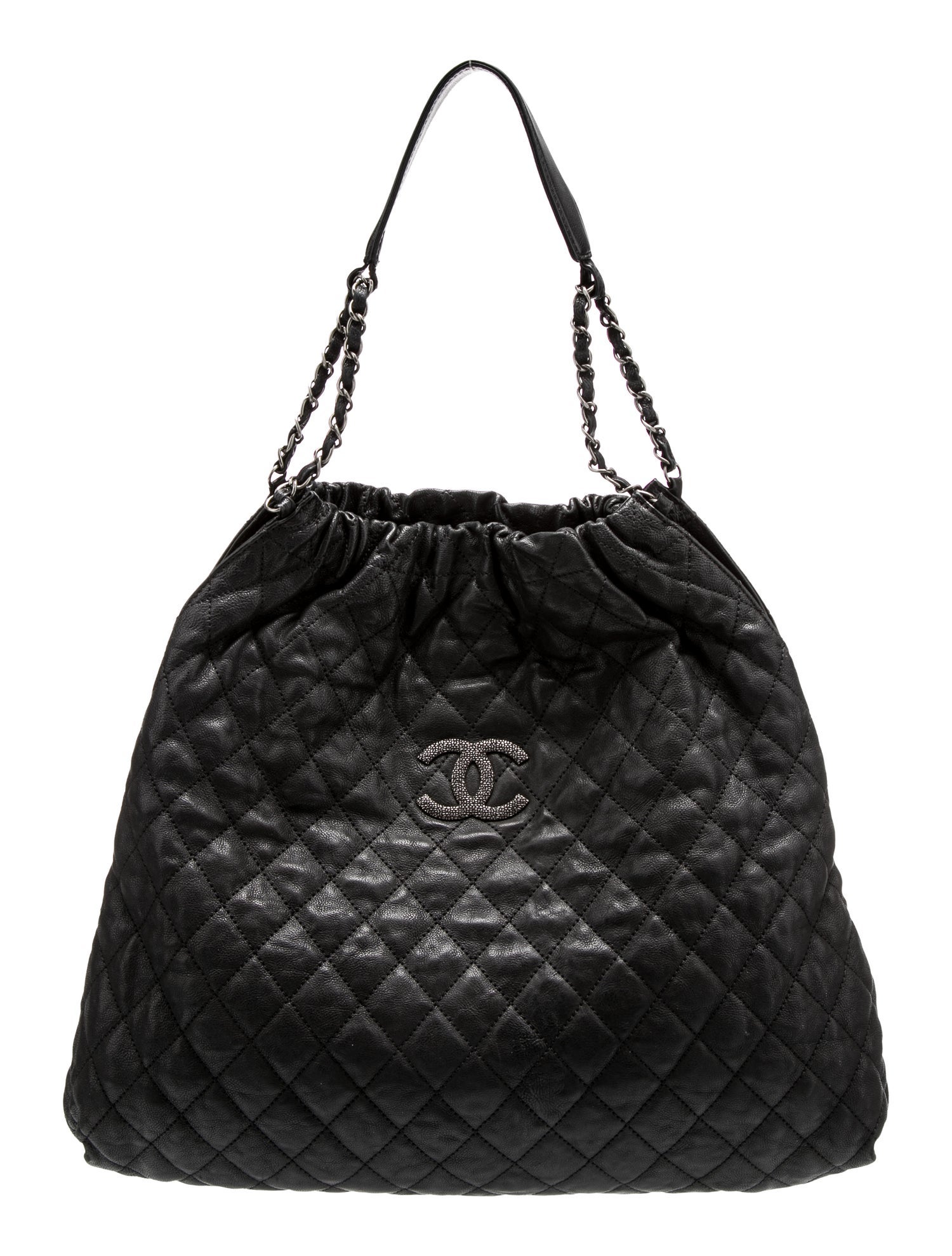 Chanel Large Elastic CC Hobo