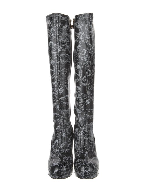 Chanel 2023 Interlocking CC Logo Boots